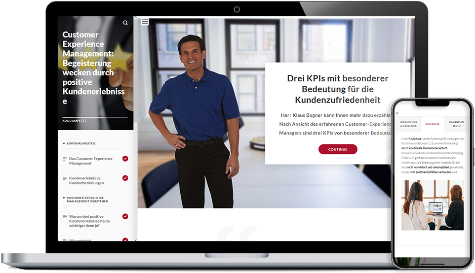 E-Learning Kurs "Customer Experience Management"