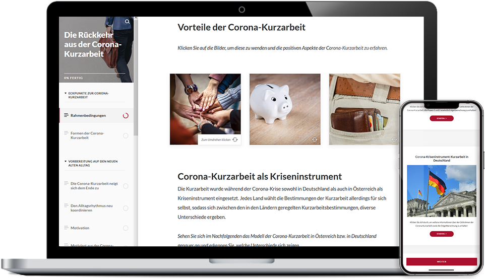 Online-Kurs "Die Rückkehr aus der Corona-Kurzarbeit"
