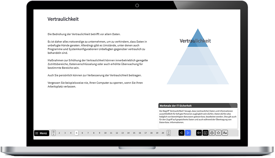 E-Learning Kurs für Mitarbeiter: IT-Sicherheit