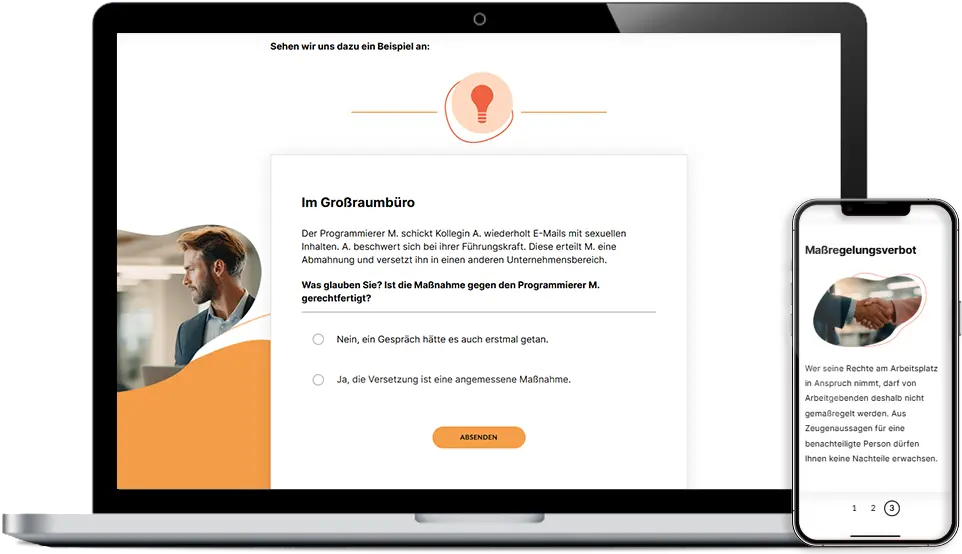 E-Learning Kurs zum Thema Allgemeines Gleichbehandlungsgesetz