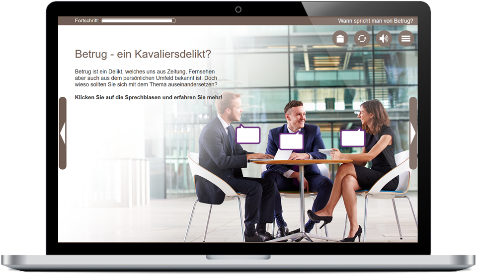 Online-Training "Betrugsbekämpfung - Basismodul" auf lona.eu