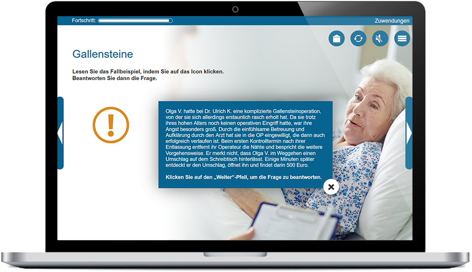 E-Learning Kurs für Mitarbeiter "Compliance für Ärzte im Angestelltenverhältnis"