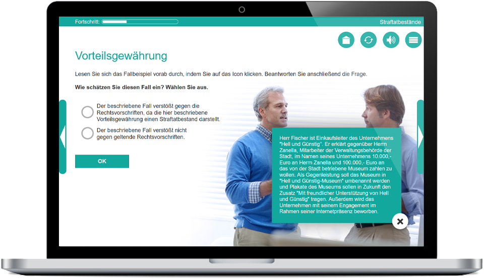 Compliance Management im Einkauf Online-Training "Compliance Management im Einkauf" auf lona.eu