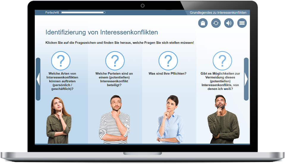 E-Learning Kurs zum Thema: Interessenkonflikte