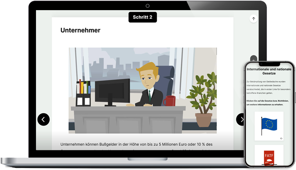 Online-Kurs zum Thema "Geldwäsche Prävention"