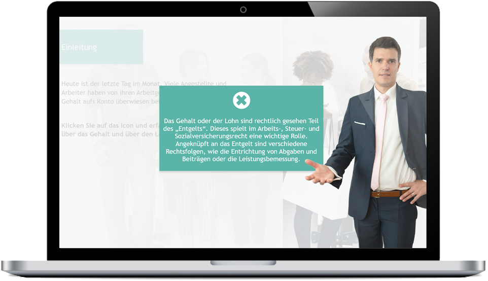 Online-Training "Arbeitsrecht: Entgelt" auf lona.eu