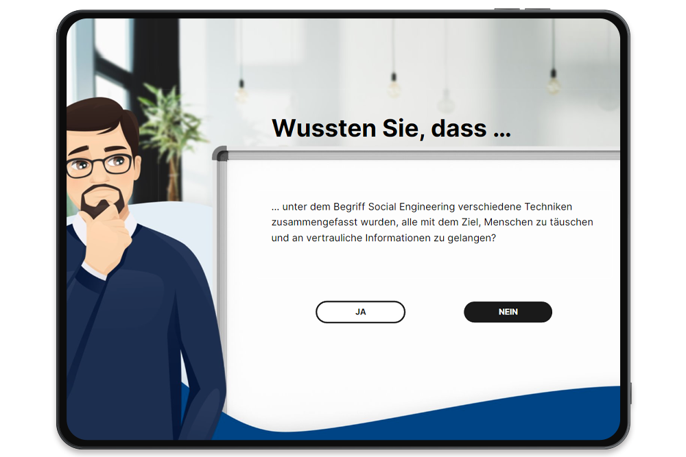 Kurz und kompakter E-Learning-Kurs Social Engineering - Refresher