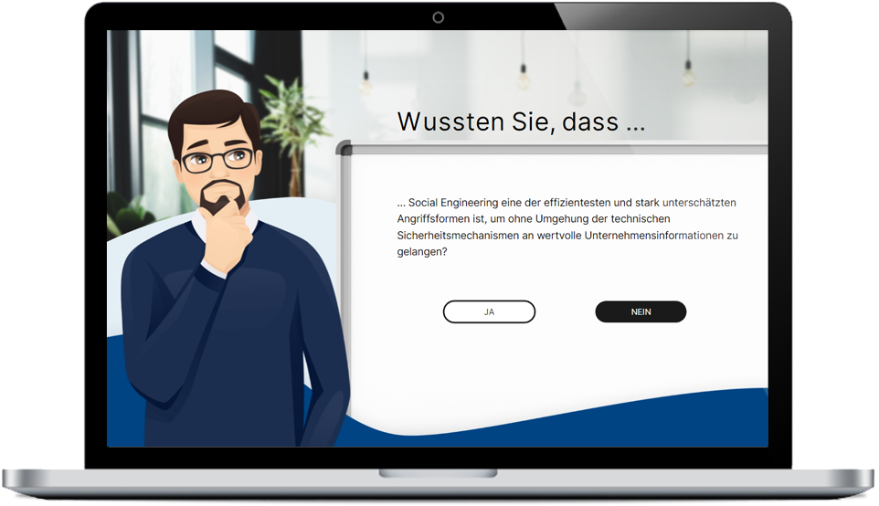 Social Engineering – Refresher Online-Training "Social Engineering - Refresher" auf lona.eu
