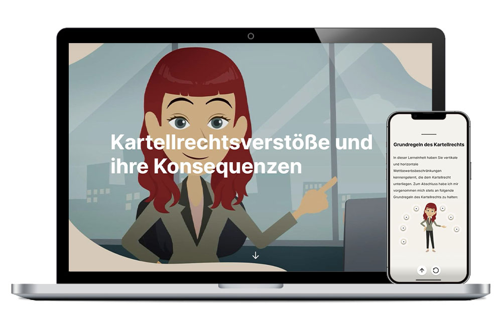 E-Learning Kurs für Mitarbeiter "Kartellrecht"