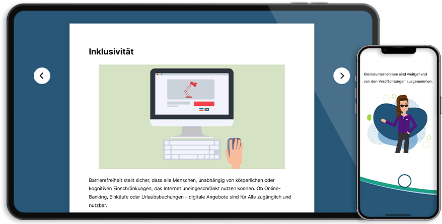 Online-Kurs zum Thema "Digitale Barrierefreiheit: Gesetzliche Grundlagen"