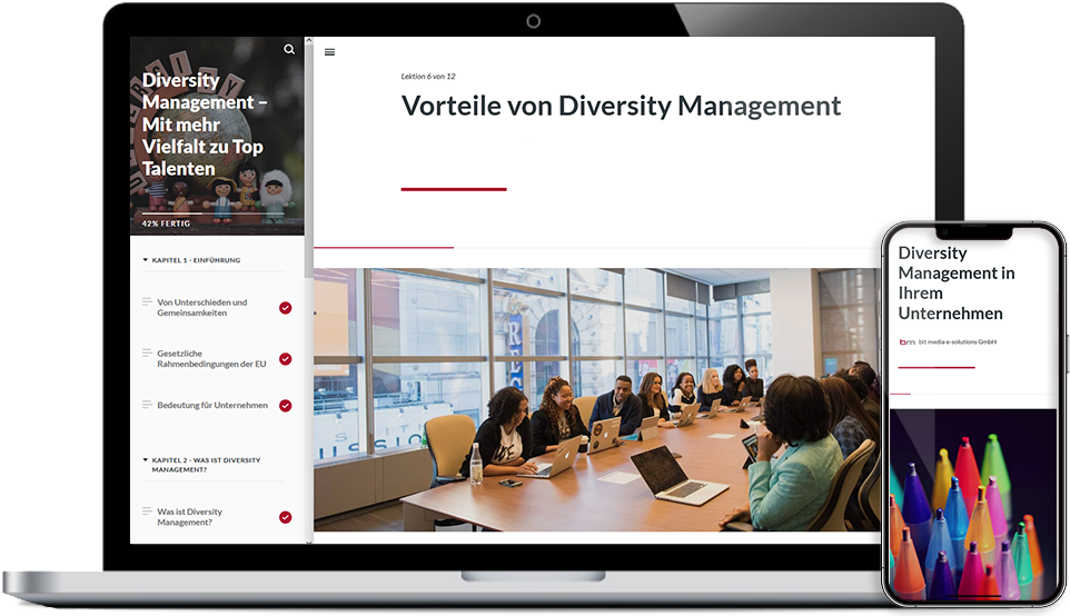 E-Learning Kurs für Mitarbeiter "Diversity Management"
