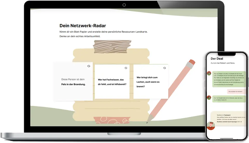 E-Learning Kurs zum Thema "Resilienz – Innere Ruhe und Widerstandskraft"