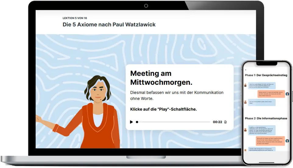 Online-Kurs „Grundlagen der Kommunikationskompetenz“ Online-Kurs "Grundlagen der Kommunikationskompetenz"